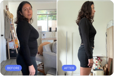 BetterMe Rx patient before and after transformation